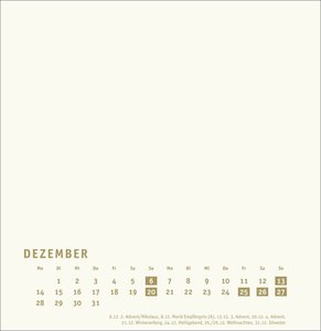 Premium-Bastelkalender gold groß 2026