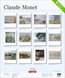Claude Monet Kalender 2026