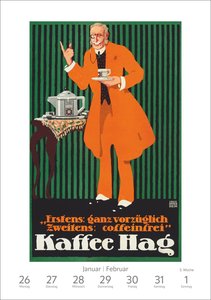 Alles Reklame! Wochen-Kulturkalender 2026 - 53 nostalgische Werbeplakate