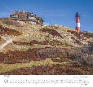 Geliebtes Sylt 2024 - DUMONT Wandkalender - mit den wichtigsten Feiertagen - Format 38,0 x 35,5 cm