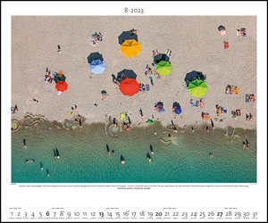 Deutschland von oben 2023 - Bildkalender 60x50 - Faszinierende Landschaften - hochwertiger Wandkalender im Querformat - Drohnenfotografie - Palazzi