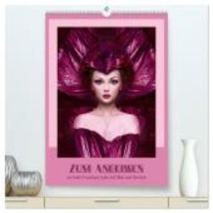 Zum Anbeissen - surreale Frauenportraits mit Obst und Gemüse (hochwertiger Premium Wandkalender 2024 DIN A2 hoch), Kunstdruck in Hochglanz
