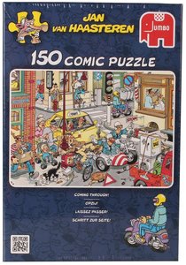 Jumbo 17161 - Jan van Haasteren: Schritt zur Seite! Comic-Puzzle, 150 Teile
