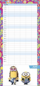 Minions Familienplaner Kalender 2022