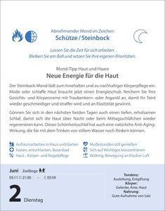 Leben mit dem Mond Tagesabreißkalender 2026