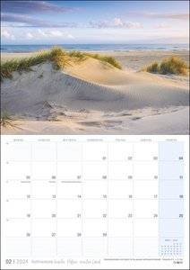 Moin! Ostfriesland Planer 2024. Praktischer Wandplaner mit Raum für Notizen. Terminplaner und Fotokalender, der Ostfriesland von seiner schönsten Seite zeigt.