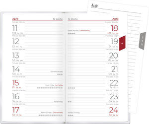 Taschenplaner Style Harmonie 2025 - Taschen-Kalender 9,5x16 cm - seperates Adressheft - 1 Seite 1 Woche - 64 Seiten - Notiz-Heft - Alpha Edition