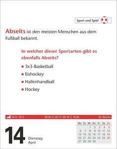 Duden Allgemeinbildung Tagesabreißkalender 2026