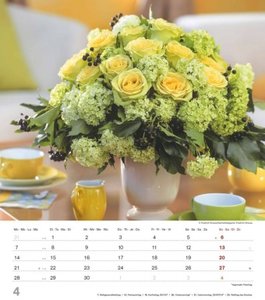 Alpha Edition - Der Duft der Rosen 2025 Bildkalender, 30,x34cm, Kalender mit schönen Bildmotiven für jeden Monat, Monatsübersicht, Feiertage DE/AT/CH und internationales Kalendarium