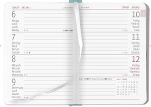 Alpha Edition - Ladytimer Mini Blowballs 2025 Taschenkalender, 8x11,5cm, Kalender mit 144 Seiten, Kalender mit einem Info- und Adressteil im handlichen Miniformat, Wochenübersicht auf 2 Seiten