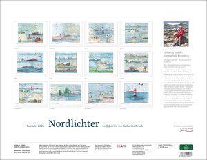 Nordlichter - See(h)karten Kalender 2026