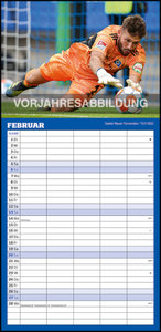 Hamburger SV 2023 - Fanplaner - Fußball-Kalender - Fan-Kalender - 22x45 - Sport