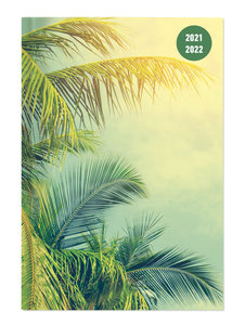 Collegetimer Tropical Dream 2021/2022 - Schüler-Kalender A6 (10x15 cm) - Tropischer Traum - Weekly - 224 Seiten - Terminplaner - Alpha Edition