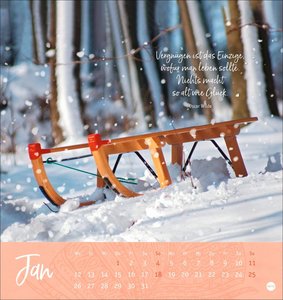 Tage voller Glück Postkartenkalender 2026