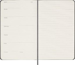 Moleskine undatierter Wochen Notizkalender, L/A5