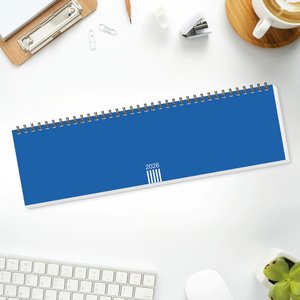 Wochenquerplaner, blau 2026