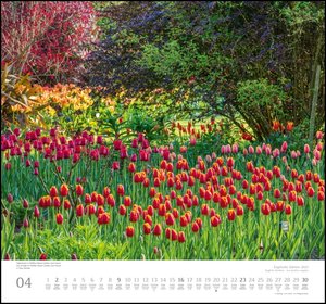 Englische Gärten 2023 – DUMONT Garten-Kalender – mit allen wichtigen Feiertagen – Format 38,0 x 35,5 cm