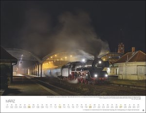 Feurige Dampfloks Kalender 2022