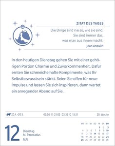 Wassermann Sternzeichenkalender 2026