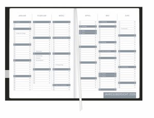 times&more Kalenderbuch schwarz 2026