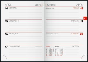 Wochenkalender, Taschenkalender, 2024, Sunset, Modell 731, Grafik-Einband