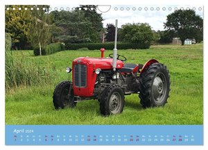 Historische Traktoren 2024 (Wandkalender 2024 DIN A4 quer), CALVENDO Monatskalender