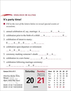 Englisch Sprachkalender 2026 - Englisch lernen leicht gemacht - Tagesabreißkalender