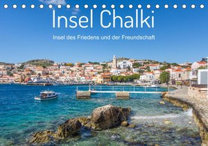 Insel Chalki (Tischkalender 2023 DIN A5 quer)
