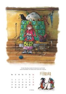 Der Otfried-Preußler-Kalender 2025 – Wandkalender für Kinder – Mit Räuber Hotzenplotz, Kleiner Hexe und Co. – 29,7 x 42 cm – Spiralbindung
