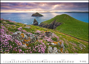 Paradiese auf Erden 2023 - Bildkalender 70x50 cm - Natur & Landschaft - hochwertiger Wandkalender XXL im Querformat - Posterkalender