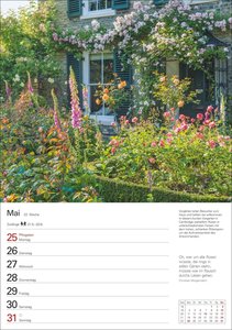 Gartenparadiese Wochenplaner 2026