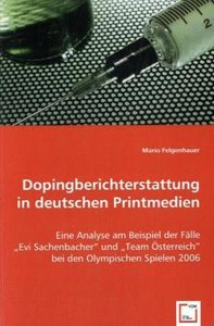 Dopingberichterstattung in deutschen Printmedien