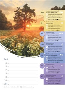Mondkalender Wochenkalender 2026
