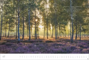 Der deutsche Wald - Ein literarischer Spaziergang Kalender 2026 - Ein literarischer Spaziergang