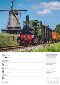 Eisenbahnen Wochenplaner 2026