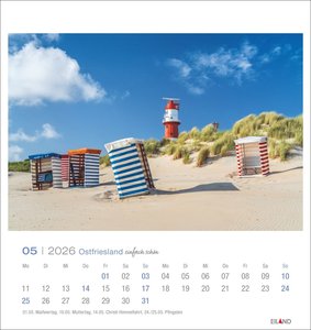 Ostfriesland Postkartenkalender 2026