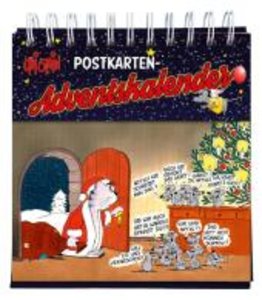 Uli Stein Adventskalender mit 24 Weihnachtskarten