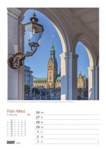 In Deutschland unterwegs Wochenkalender 2025 - Wandkalender - Format 21,0 x 29,7 cm