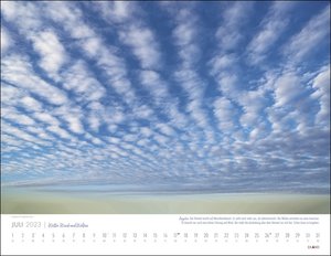 Wetter, Wind und Wolken Kalender 2023