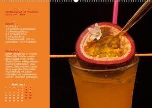 Faszination Wodka Cocktail (Premium, hochwertiger DIN A2 Wandkalender 2023, Kunstdruck in Hochglanz)