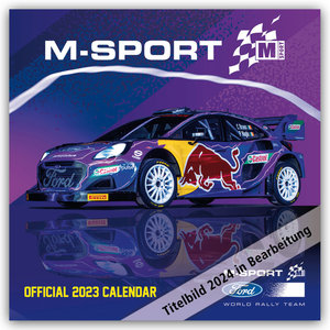 M-Sport Ford World Rally Kalender 2024 - Wandkalender