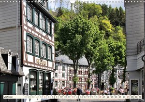 Monschau - Ein sehenswertes Städchen in der Rureifel (Wandkalender 2021 DIN A3 quer)