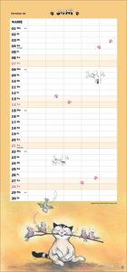 Jacob Familienplaner für Katzenliebhaber 2026