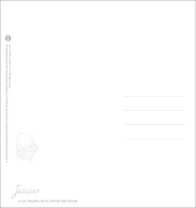 Eichhörnchen Postkartenkalender 2026