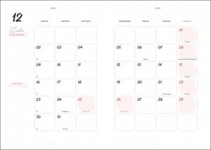 Abstract Bullet Journal A5. Taschenkalender 2024 mit Punktraster, Gummiband und Lesebändchen. Praktischer Buch-Kalender für Termine und To-dos. Handlicher Terminkalender A5