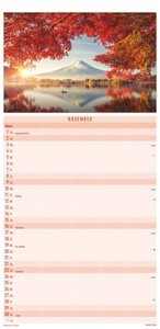 Alpha Edition - Familienplaner Inspiration 2025 Familienkalender, 22x45cm, Kalender mit 5 Spalten für Termine, 100-jährigem- und Pollenflugkalender, deutsches Kalendarium und Ferientermine DE/AT/CH