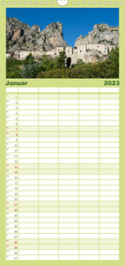 Familienplaner Traumziel Haute Provence (Wandkalender 2023 , 21 cm x 45 cm, hoch)