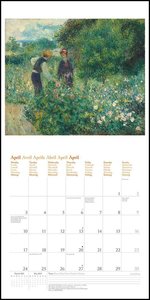 Impressionism 2023 - Wand-Kalender - Borschüren-Kalender - 30x30 - 30x60 geöffnet - Kunst-Kalender