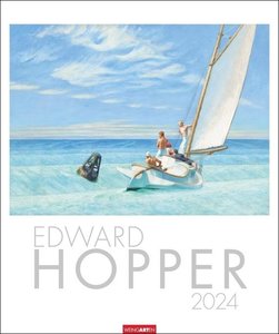 Edward Hopper Kalender 2024. Selten gezeigte Werke und bekannte Ikonen des beliebten amerikanischen Künstlers in einem großen Wandkalender 2024. Kunst-Kalender Großformat 46x55 cm