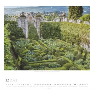 Die schönsten Gärten der Welt Kalender 2022